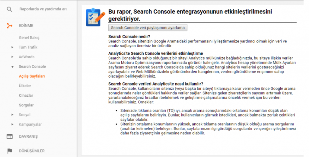 Google Analytics Kullanım Rehberi - Edinmeye Genel Bakış