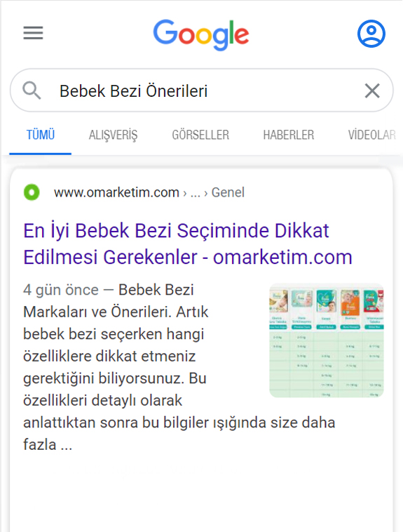 OMARKETİM SEO Başarı Hikayesi