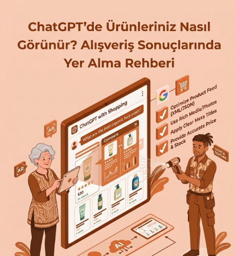 ChatGPT’de Ürünleriniz Nasıl Görünür? Alışveriş Sonuçlarında Yer Alma Rehberi