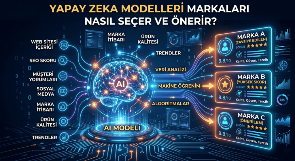 Yapay Zeka Dil Modellerinde Önerilen Marka Olmanın Yolları