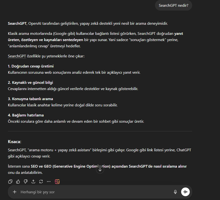 SearchGPT Nedir? SearchGPT'de Nasıl Sıralama Alınır?