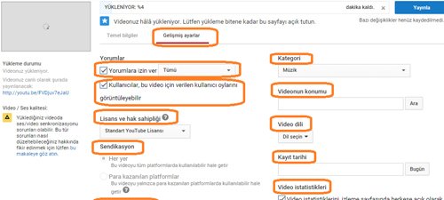 Youtube-Video-Yükleme-Gelişmiş-Ayarlar